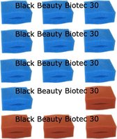 Black Beauty Foam Oase Biotec 30 Set 4x Red 10x Blue Geen Origineel!