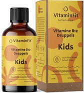 VitaminFit Vitamine B12 Kinder Druppels - 100% Natuurlijk - 50 ML - Vloeibaar - Bio actieve vorm - Suikervrij