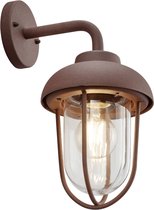 LED Tuinverlichting - Tuinlamp - Torna Dereuri - Wand - E27 Fitting - Roestkleur - Aluminium