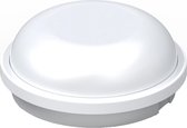 LED Plafondlamp - Artony - Opbouw Rond - Waterdicht IP65 - Helder/Koud Wit 6400K - Mat Wit Kunststof