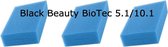 Black Beauty Foam Oase Biotec 5.1/10.1 FINE Blue 3pcs Geen Origineel!