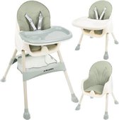 Kruzzel - Eetstoel - Kindereetstoel - Licht groen - 2-in 1