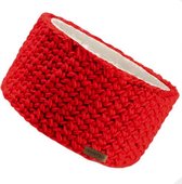 Gebreeën Haarband Rood - Rode Headband Dames - Wakefield Headwear - Winter Haarbanden Gebreid