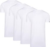 Cappuccino Italia - Heren Tee SS 4-Pack T-shirts - Wit - Maat L