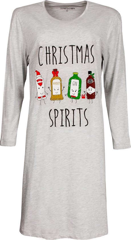 Kerst hulstak t-shirt lange mouw Goedkoop