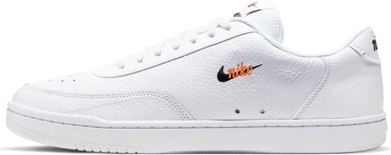 Nike Court Vintage Premium Heren Sneakers - White/Black-Total Orange - Maat  45 | bol.com