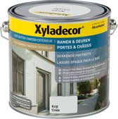 Xyladecor Ramen & Deuren - Dekkende Houtbeits - Krijt - 2.5L
