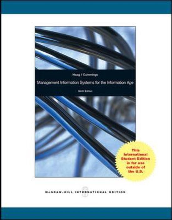 Management Information Systems For The I - cover
