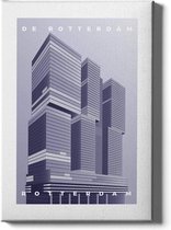 Walljar - De Rotterdam - Muurdecoratie - Poster