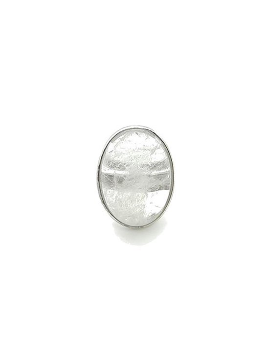 Ring ajustable Stones & Bones ® Cristal de roche