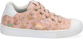 Bunnies JR 221229-796 Meisjes Lage Sneakers - Roze - Kunststof - Veters