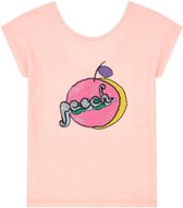 BillieBlush T-shirt Peach Raspberry Girls- Maat 104