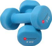 Discountershop® Handgewicht Set 2x3 KG - Dumbbell set 6 Kg - Gewichten 6 Kilo