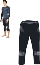 Slokker Meryl Skinlife Thermobroek Driekwart Heren -- Zwart