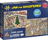 Jan Van Haasteren Kerstkoopjes & Black Friday puzzel - 2 x 1000 stukjes