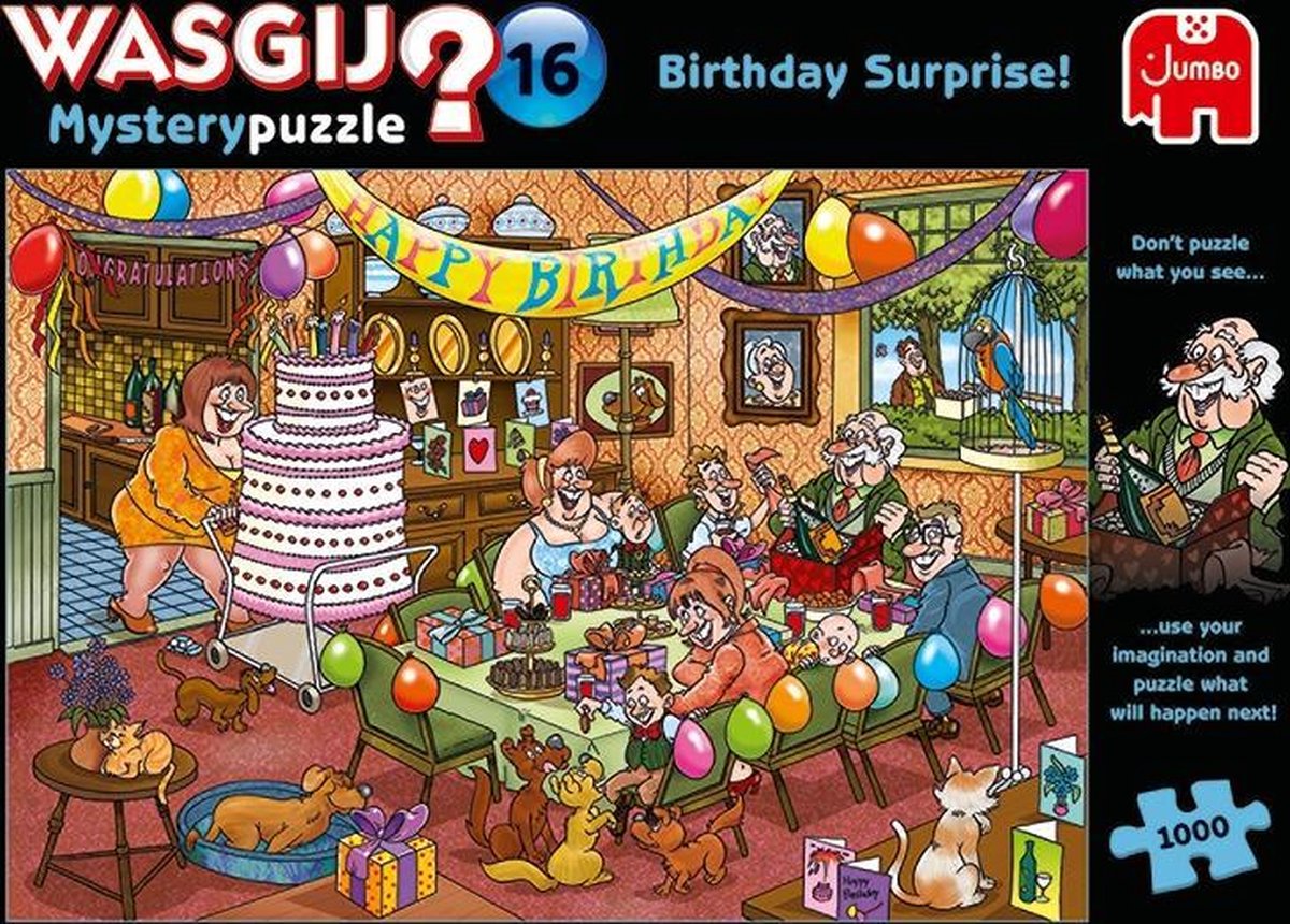 Wasgij Mystery 16 Verjaardag Verrassing! puzzel - 1000 stukjes | bol.com
