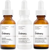 The Ordinary | Tripple set | Anti-rimpel en Anti-aging | voor een jonger ziende huid | Egale huid | Tegen veroudering | Caffeine Solution 5% + EGCG 30ml | Hyaluronic Acid 2% + B5 3