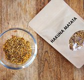 HAKUNA MATATA Gevriesdroogde Meelwormen 50 gram - Insecten - Protein - Duurzaam