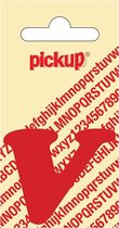 Pickup plakletter CooperBlack 40 mm - rood V
