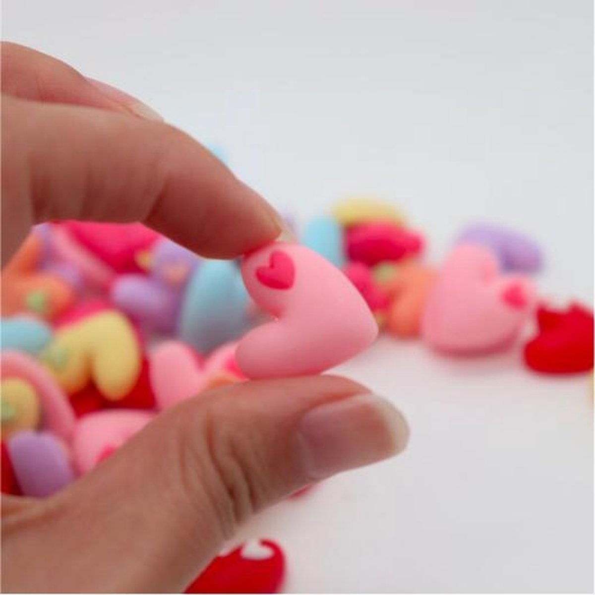 ProductGoods - 7x Hartjes Koelkast Magneten - Woondecoratie - WhiteBoard - KoelkastMagneet - Magneet - Hartjes
