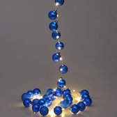 Casaria Kerstverlichting 40 LED´s Incl. Kerstballen - 2 m Mat Blauw