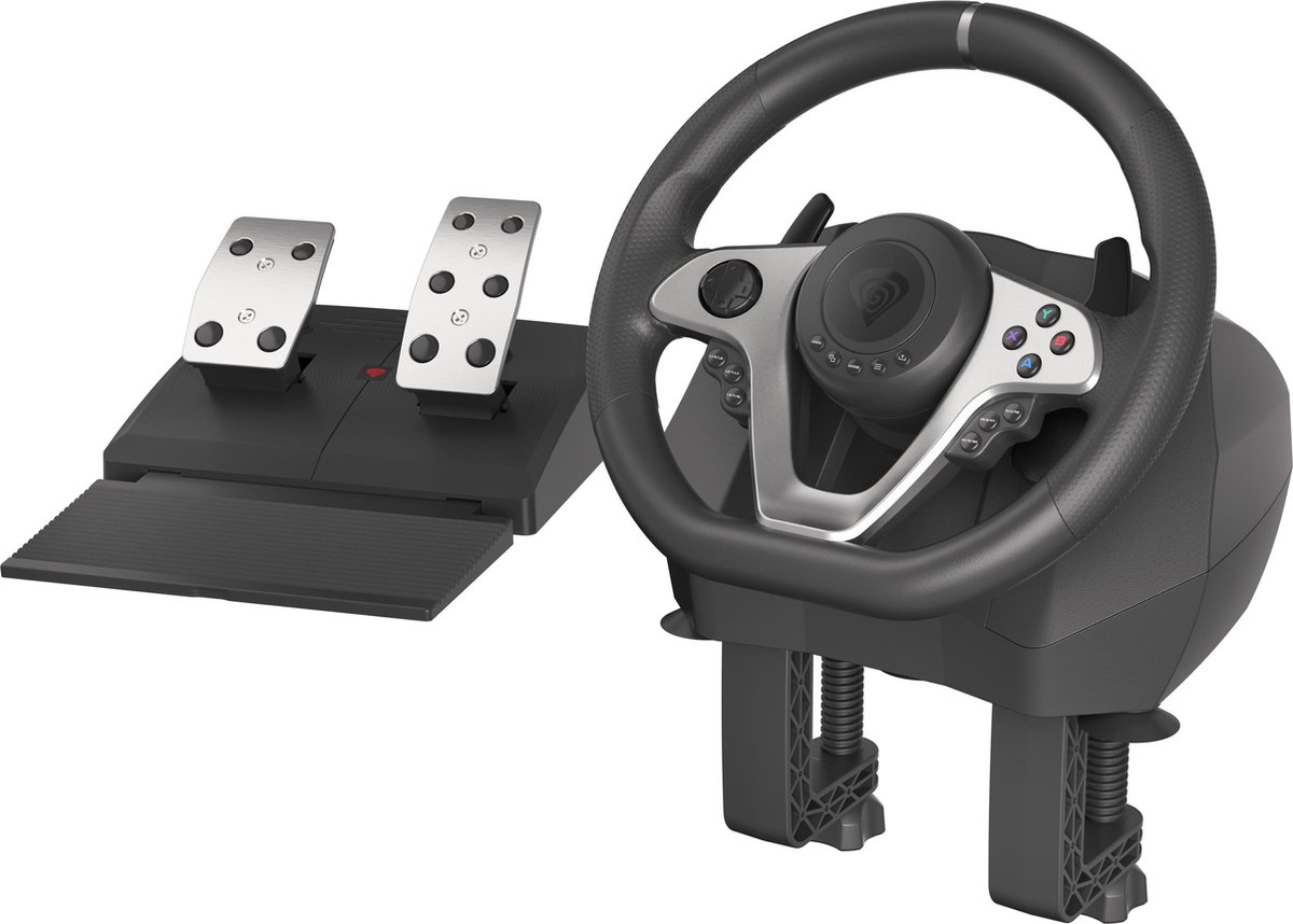 Genesis Seaborg 400 Gaming Racestuur geschikt voor PS4 - PS3 - Xbox One - Xbox 360 en Nintendo Switch - Genesis