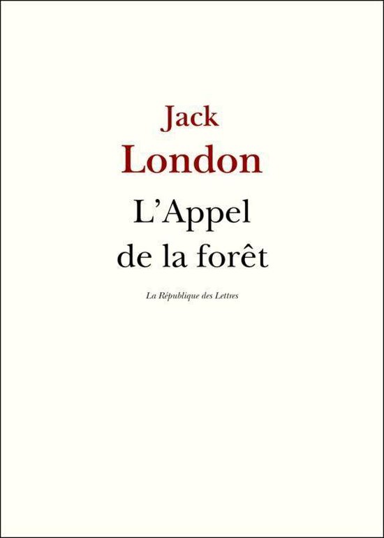 London - L'Appel de la forêt - cover