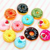 ProductGoods - 10 Miniatuur Donuts - Speelgoed - Educatie - Miniatuur - Donuts