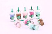 ProductGoods - 10 Miniatuur Starbucks Koffiebekers - Speelgoed - Educatie - Miniatuur - Starbucks - Koffiebekers