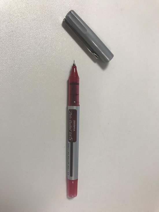 Zeb -Roller DX5 Rood Roller-ball pen | bol