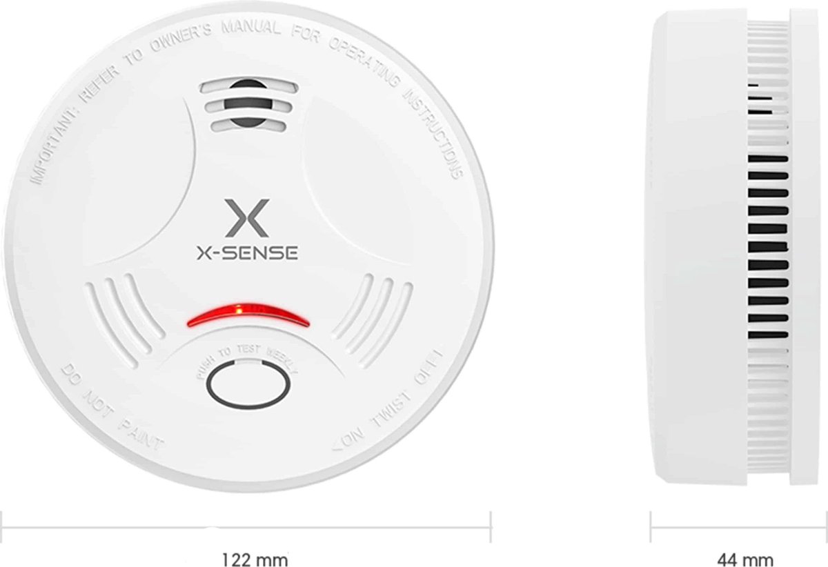 X-Sense SD11 Rookmelder - 10 jaar batterij - Voldoet aan Europese norm - Brandalarm