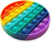 Pop It Fidget Regenboog - Ronde vorm - Multi color - Pop it fidget toy