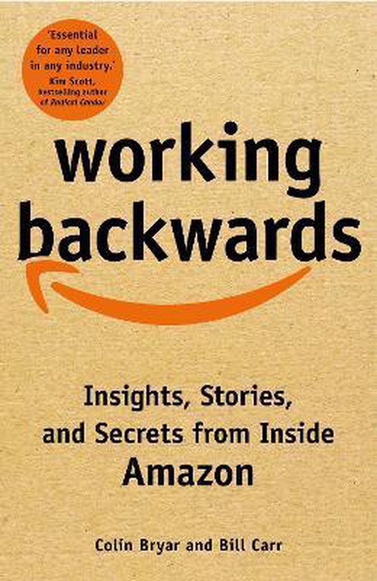 Boek cover Working Backwards van Colin Bryar (Hardcover)