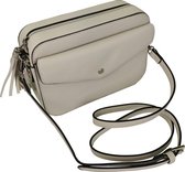 Saffiano crossbody tas Flora & Co gris claire