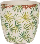 Plantenwinkel Bowl Grenada Light Green lichtgroene pot 18 cm ronde bloempot voor binnen