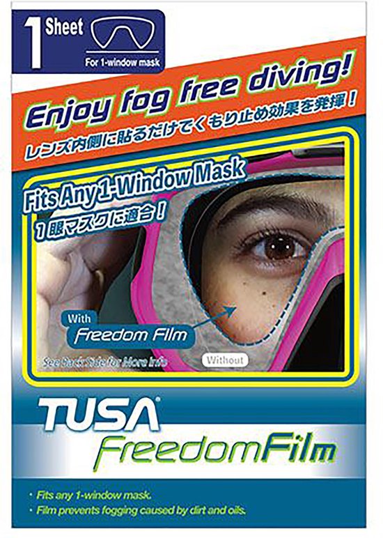 TUSA TA-0801 Anti-Condens Plastic Film voor duikbril of snorkelmasker