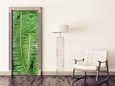 Sticky Decoration - Luxe Deursticker Vinyl Groene Varens - Groen - op maat voor jouw deur
