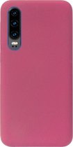 ADEL Premium Siliconen Back Cover Softcase Hoesje Geschikt voor Huawei P30 - Bordeaux Rood