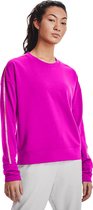 UA Rival Terry Taped Crew-PNK Size : MD