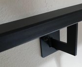 200cm. industriële trapleuning koker 60X20mm. gemaakt van degelijk staal. 2mm. dik