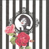 PPD - Servetten - 33 x 33 - lunchservetten - Vintage -  Belle Parisienne