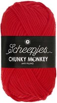 Scheepjes Chunkey Monkey- 1010 Scarlet 5x100gr