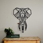 Fabryk Design FBRK. Wanddecoratie Olifant - L: 93 x 67 cm - Copper Metallic