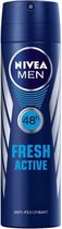 MULTI BUNDEL 5 stuks Nivea FRESH ACTIVE - deodorant - spray 150 ml