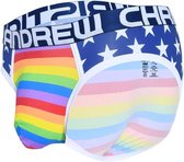 Andrew Christian Star Pride Brief w/ Almost Naked Blauw - MAAT XL - Heren Ondergoed - Slip voor Man - Mannen Slip