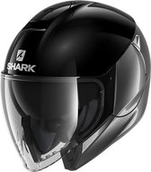 Shark Citycruiser AKA Dual Blank Antraciet Zwart Antraciet S