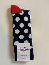 happy socks dots dark blue red