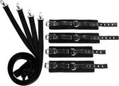 Frisky 8 Delige Bondage Boeien Set - Zwart - BDSM - Bondage - BDSM - Bondage