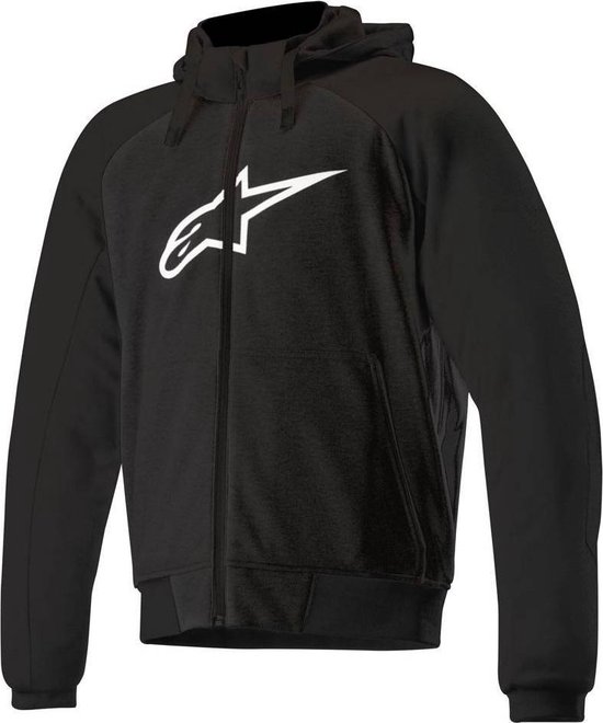 Alpinestars Chrome Sport Hoodie - stedelijk rijden - aramideverstevigingen - zwart