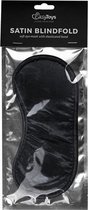 Zwart satijnen oogmasker - Zwart - BDSM - Bondage - BDSM - Maskers